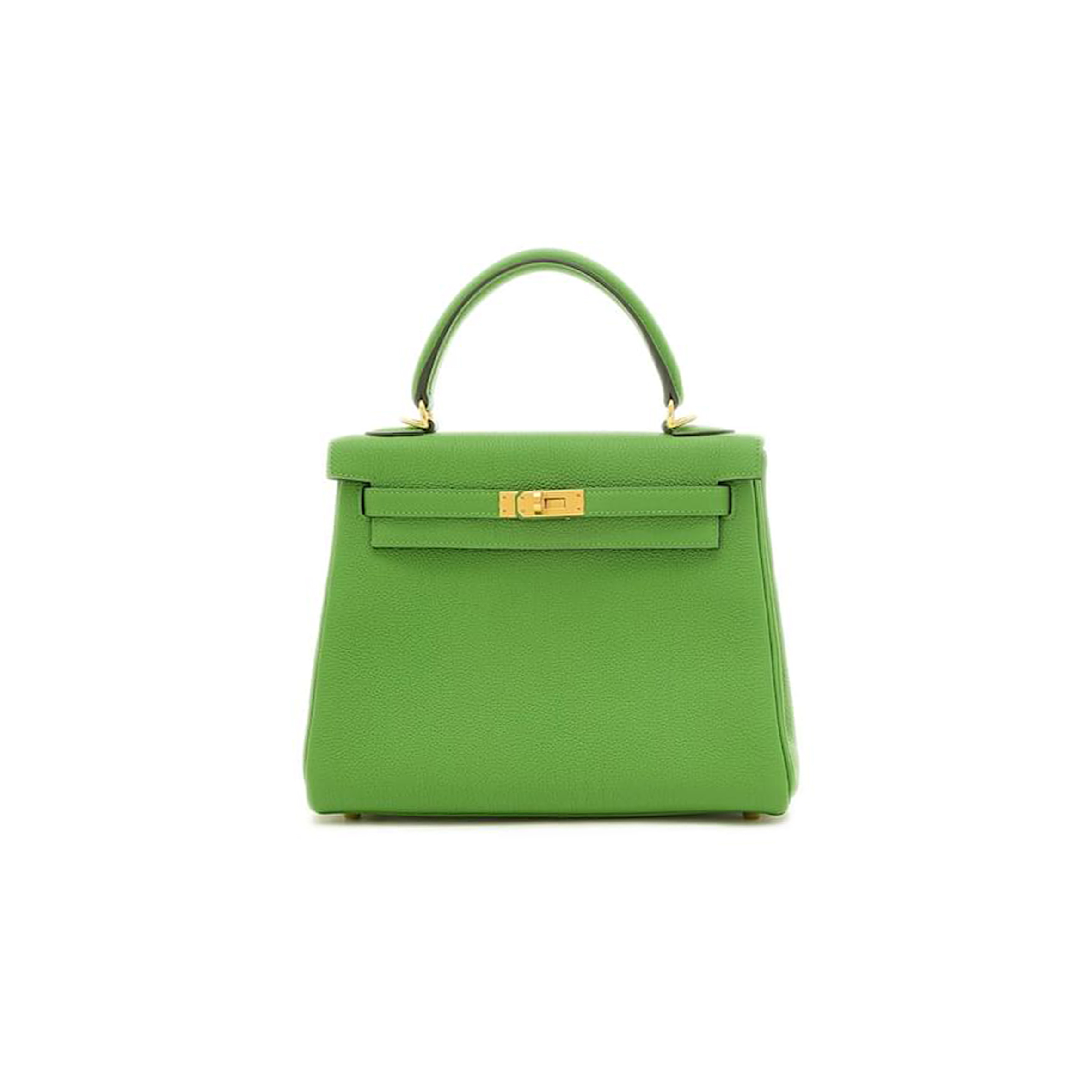 H**mes master kelly 25 togo green light green (25*17*7cm)